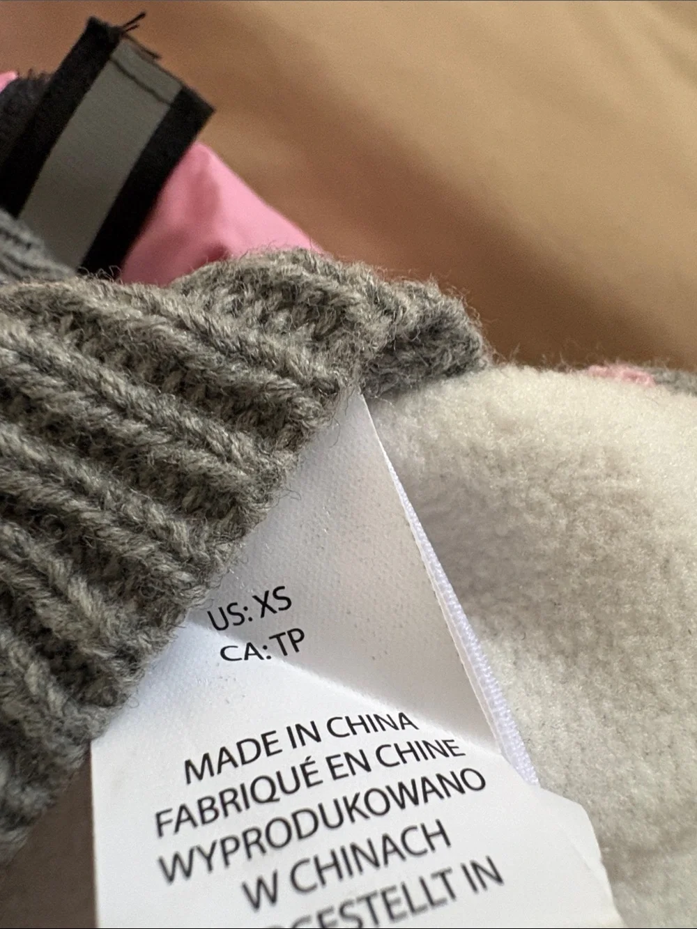 Gray & Pink Fair Isle Dog Sweater with Pink Waterproof Booties